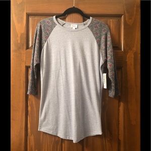 NWT LuLaRoe Randy Shirt - 3/4 Length Baseball Tee